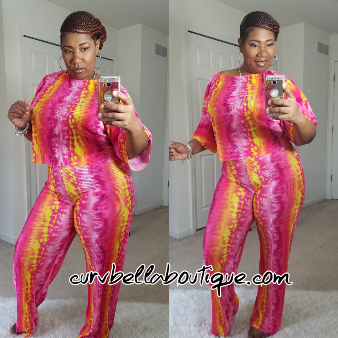 Tye Die Pants Set